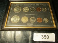Framed  Final Silver Mintage