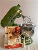 Artisan Kitchen Aid Stand Mixer with instructions