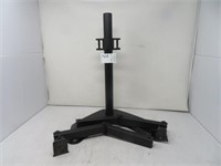 DUAL COMPUTER MONITOR STAND BLACK - AS-IS