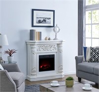 E4660  Bold Flame 40 Electric Fireplace White