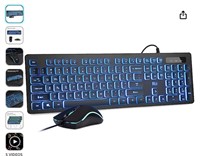 Rii Three Colors Backlit Keyboard and Mouse,