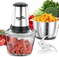 Food processor electric meat grinder with two