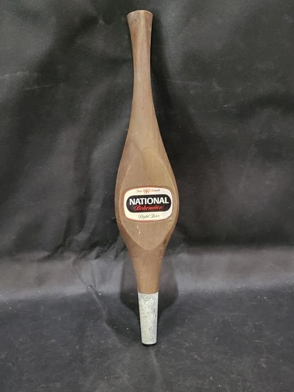 VTG National Bohemian Wooden Beer Tap