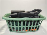 Laundry Basket, Hats, Air Mattress