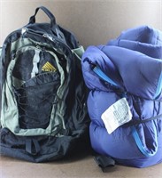 Kelty Hiking Backpack w/ Sleeping Bag