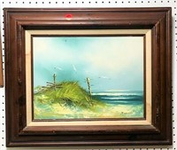 P. Cristi Seascape Oil on Canvas