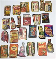 25 Vintage Wacky Package Trading Cards.