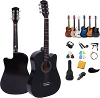 NEW $121 38 inch Acoustic Guitar