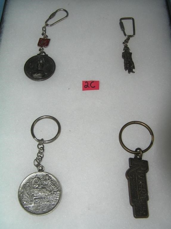 Collection of great souvenir key chains