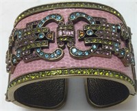 HEIDI DAUS LARGE HINGED CUFF BRACELET