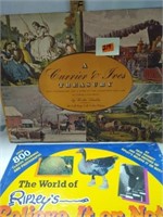 Ripley's and Currier and Ives hard back books