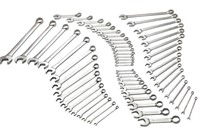 MASTERCRAFT SAE METRIC COMBINATION WRENCH SET