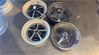 Set of 4 wheels, 14 x 7