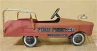 Vintage Sears No. 508 Fire Truck Pedal Car.