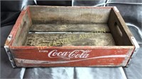 Red Coca-Cola crate rough