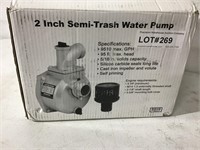 2" Semi-Trash Water Pump