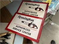Remington Flange Metal Signs 18x12"