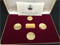 1984 Olympic Coin Set