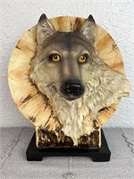 11in Wolf Head Collectible Statue