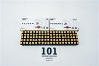 100 ROUNDS OF FEDERAL RTP 9MM 115GRAIN FMJ