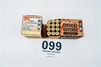 40 ROUNDS OF HORNADY TRIPLE DEFENSE 410GA