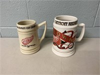 2 Detroit Red Wings Mugs