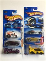 Hot Wheels Lot of 6 Cars In The Package