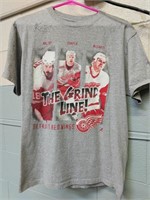 Signed Red Wings Maltby and Mccarty Sz Lg T-shirt