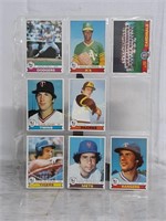 Binder Pages With (86) 1978 Topps Baseball Cards