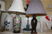 Two vintage lamps