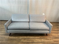 Grey Modern Love Seat