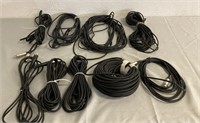 9 Various Length DMX Audio Cables