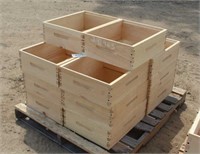 (14) Medium Super Wood Bee Hive Boxes, Approx