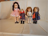 Five Poor Pitiful Pearl dolls