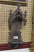 Small Carved Wall Shelf: