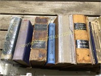 16 vintage books, reference books, dictionary’s,