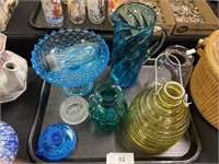 Lot of vintage art glass.