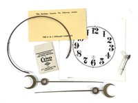 Clock Parts Hands, Faces, Mainsprings f/ Watches+