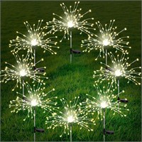 NEW $60 8PK Outdoor Solar Firework Lights