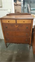 1930's 5 Drawer Chest of Drawers