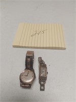 Lot of two 10kt gold filled watches