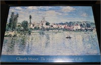 Framed Monet Poster 28x41"