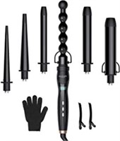 BESTOPE Curling Iron 6 In 1 Curling Wand Set with