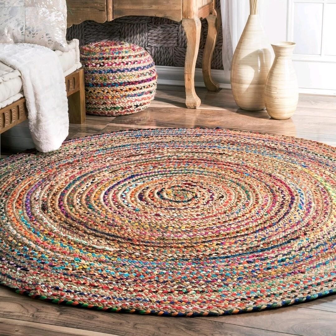 nuLOOM Aleen Bohemian Cotton/Jute Area Rug