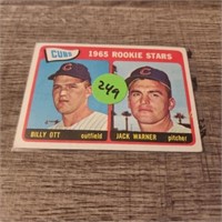 1965 Topps Rookie Billy Ott & Jack Warner