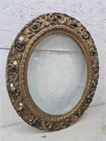 Oval guilded frame