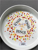 Busch tin tray, 13" across