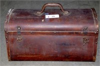 Antique Wood Travel / DR's Bag  -