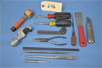 Punches, Williams Spanner wrench & more