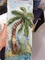 Clay palm tree